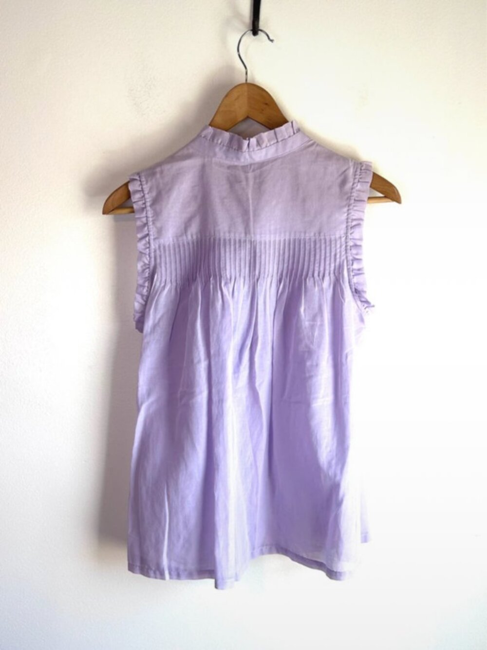 NWOT Biltmore Lilac Silk Blend Sleeveless Blouse | Size XS - Picture 2 of 4